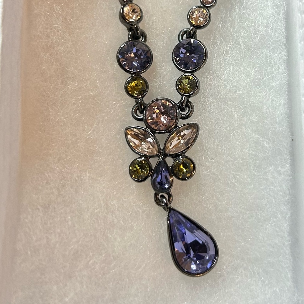 Givenchy drop tear necklace